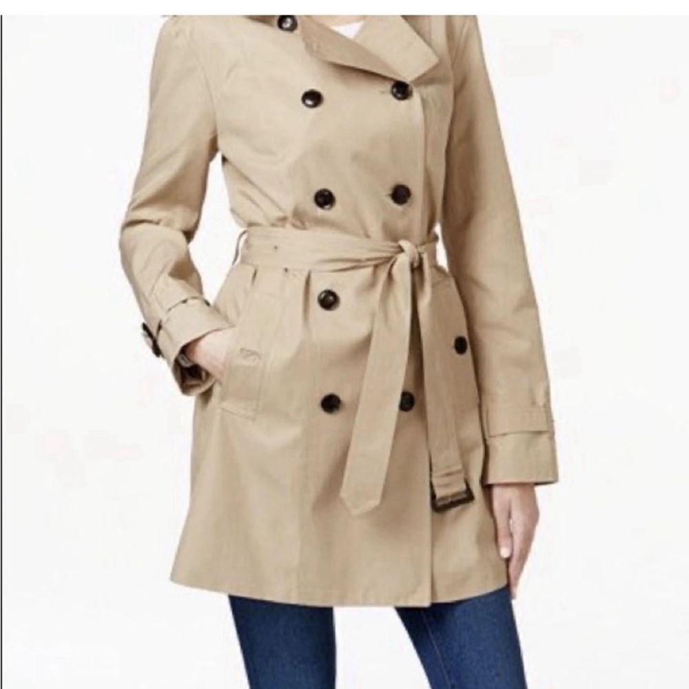 Michael Kor Khaki Trench Coat